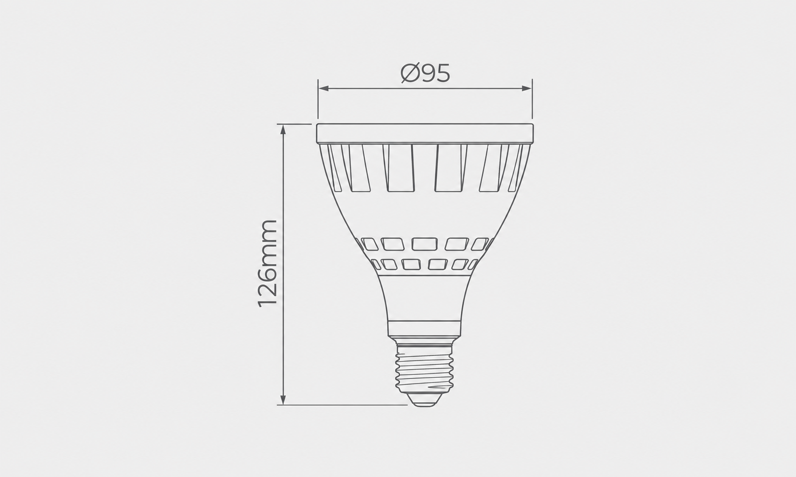 lampada led par30