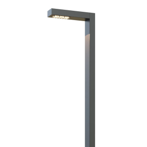POSTE DECORATIVO RETANGULAR DUBAI LED 50W