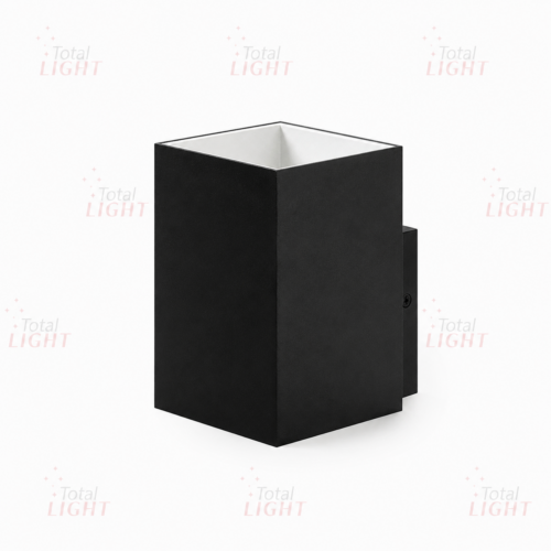 Arandela Polo Quadrada Preta 9W IP65 - CÓD. TL3511/9W