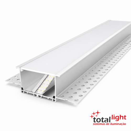 Perfil Wall Wash de Embutir ou Embutir no Frame – TL0228