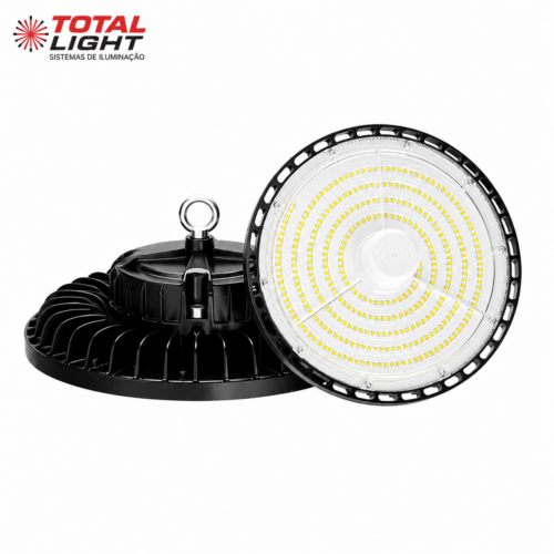 Luminária Industrial UFO High Bay com Sensor 160W
